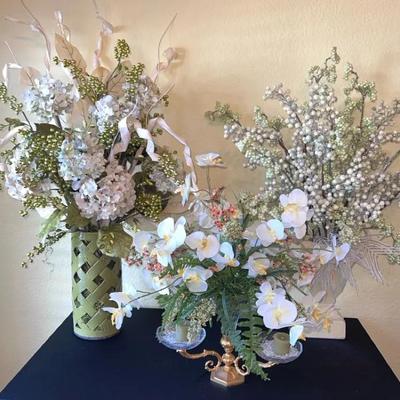 Faux & Dried Flowers in Containers #4