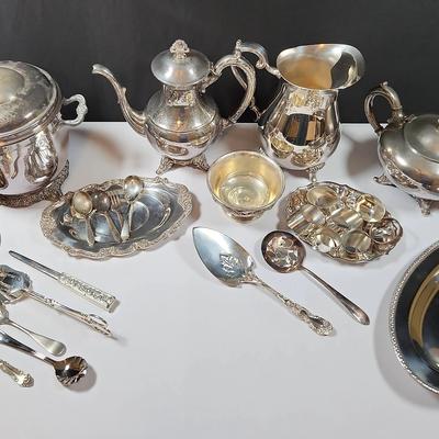Mystery Lot Of Silver Plated Decor Items 2