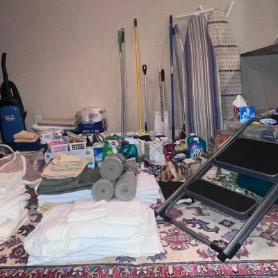 Large Lot of Bath, Bed & Household Supplies