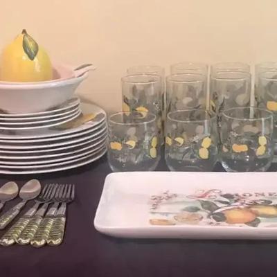 Royal Norfolk Lemon Plates & Lemon-lovely Additions