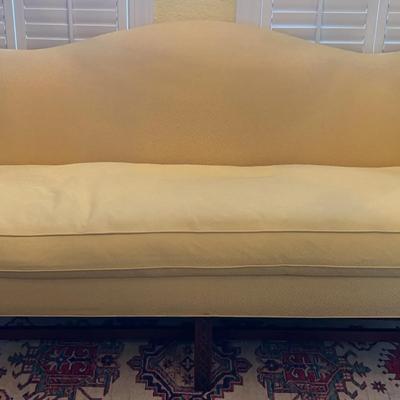 Vintage Southwood Chippendale Camel Back Sofa