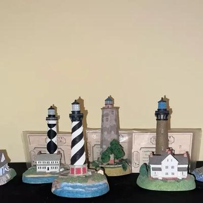 Limited Edition Harbour Lights Lighthouses & Statue Of Liberty