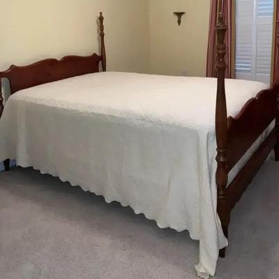 Franklin Shockey, Lexington, NC, Curved Wood Bed