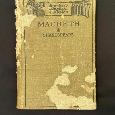 1880 Standard English Classics Macbeth Shakespeare 