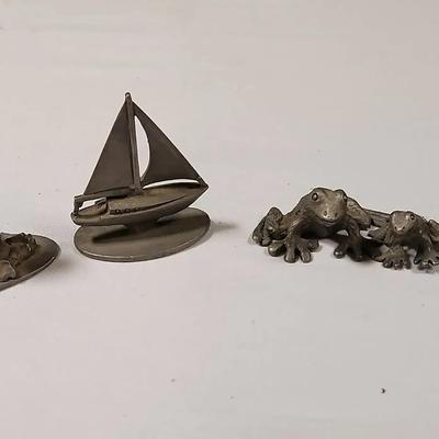 Pewter Decor Lot 