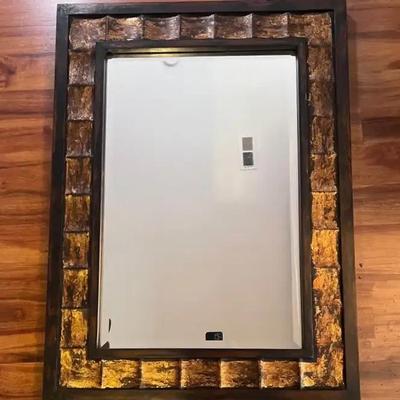 Uttermost Mirror with Brown & Copper Frame