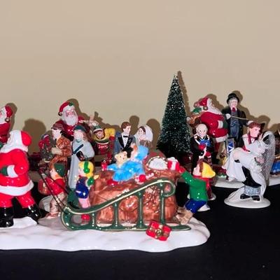 Snow Village Santa Scenes & Villagers by Department 56