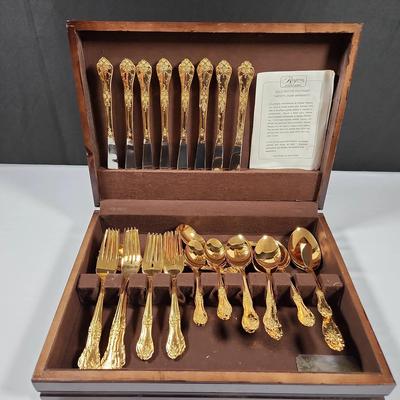 Rogers by Stanley Roberts Gold Plated Flatware 