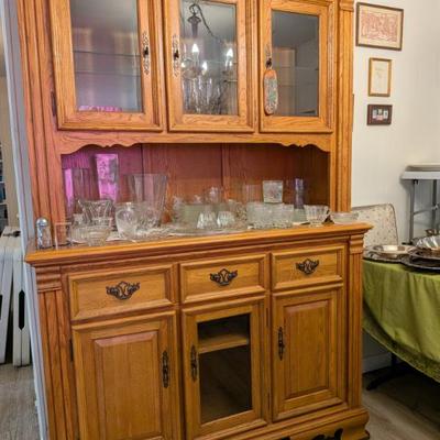 China hutch and glassware!