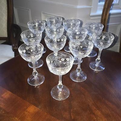 Sale Photo Thumbnail #93: 1930s champagne goblets