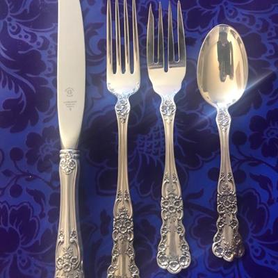 Sale Photo Thumbnail #95: Gorham Sterling silver 5 four piece place settings