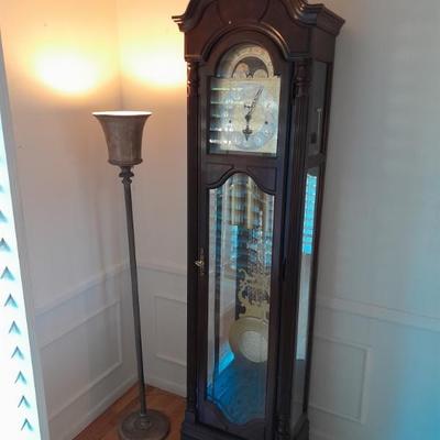 Sale Photo Thumbnail #56: Howard Miller grandfather clock $350