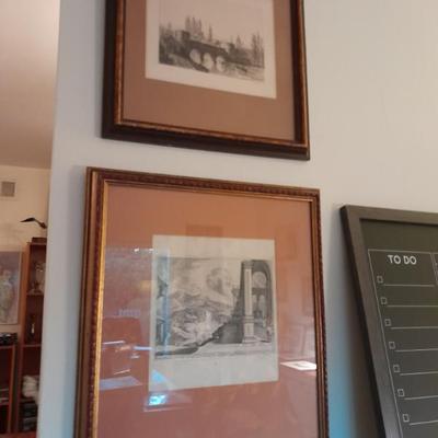 Sale Photo Thumbnail #14: Antique engravings $150 each