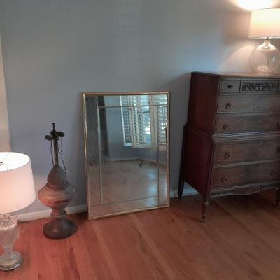 Sale Photo Thumbnail #31: Lamps $20 Mirror $30