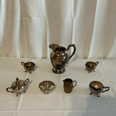 Silver Plated Serving Tea Set