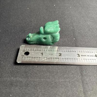 Hard Stone (possibly Jade) Dragon Head