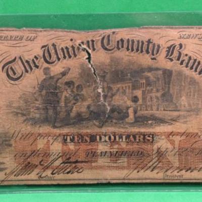$10 The Union County Bank 