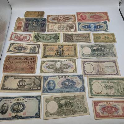 Group Of Foreign Currency 