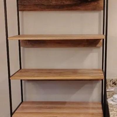 Williams And Sonoma Metal And Wooden Storage Unit Lot 1