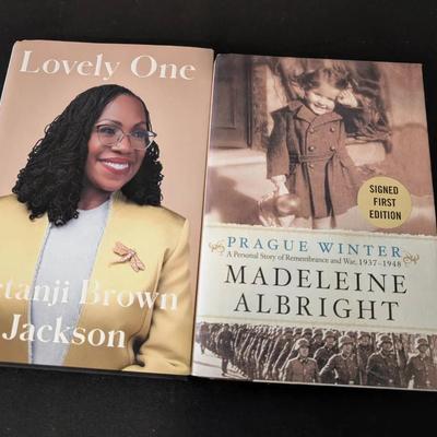 Madeleine Albright & Ketanji Brown Jackson Signed Books 