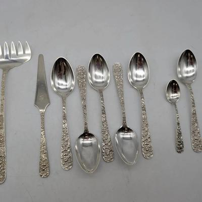 Kirk / Stieff Sterling Flatware...Repousse & Rose