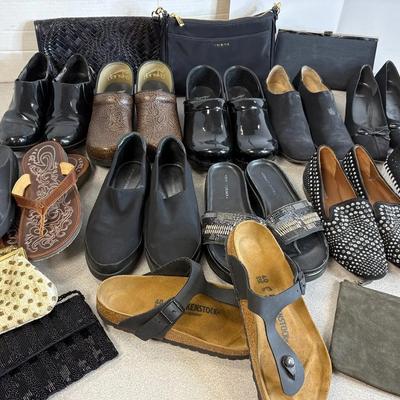 Ladies Shoe & Handbag Lot-Dansk, Birkenstock, Michael Kors