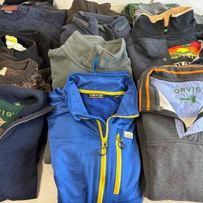 Men’s Brand Name Clothing Lot-Orvis, LL Bean, Boss 
