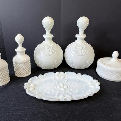 Vintage Milk Glass Collection 