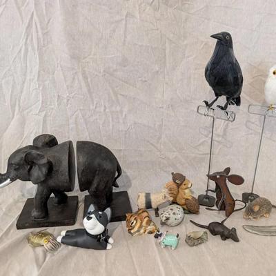 Group Of Animal Theme Collectibles