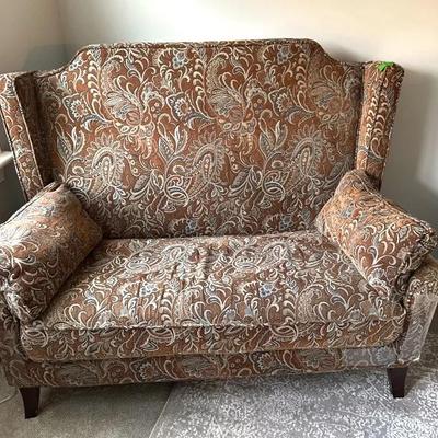 Wingback Settee