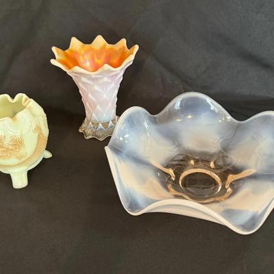 Vintage Dugan Carnival Glass And Duncan & Miller