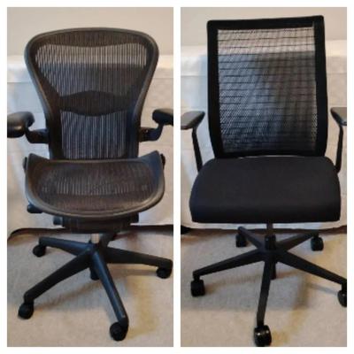 Herman Miller And Steelcase Desk Chairs