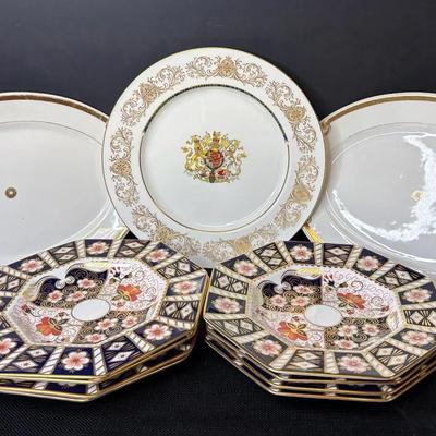Royal Doulton Octagonal Traditional Imari Plates-8