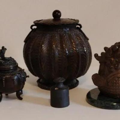 Decorative Metallic Pieces (X4)