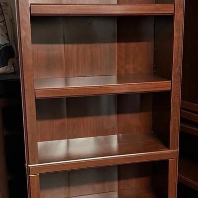 Dark Wood Open Bookshelf - 1 OF 2