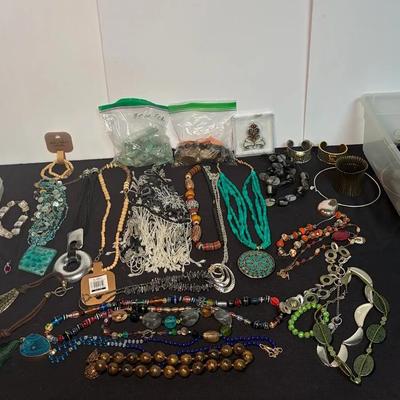 Costume Jewelry, Necklaces, Bracelets, Earrings 