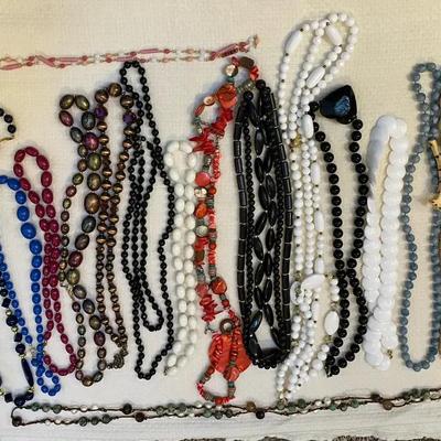 Costume Jewelry Beaded Necklaces