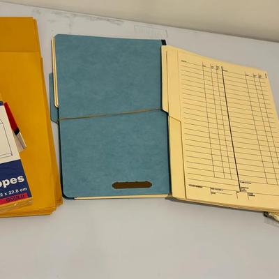 Various Sized Envelopes, Dividers, And Indexes 
