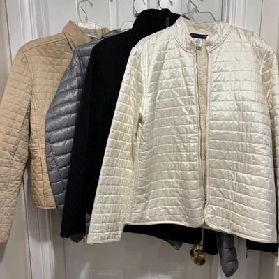 Womens White Down Coat And Jacket  