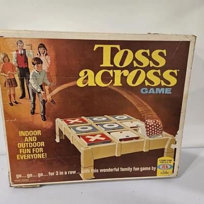 Vintage 1969 Ideal Toss Across Game in Original Box