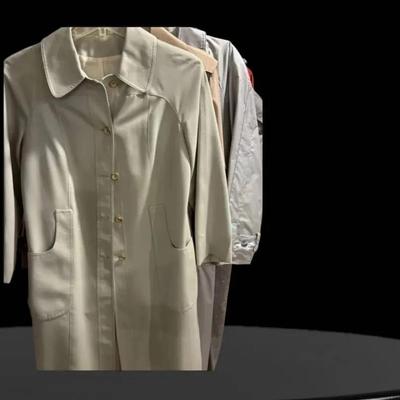 Women’s long trenchcoats size 8