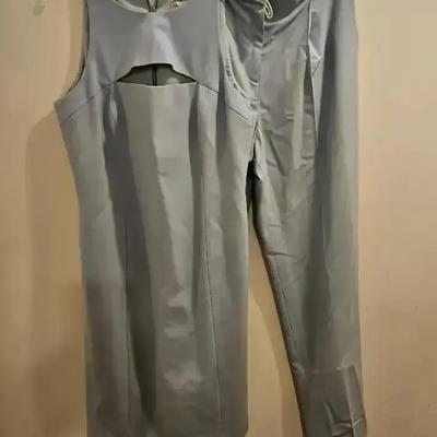 Dress and Same Colored Pants