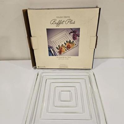 Brand New Square Platter