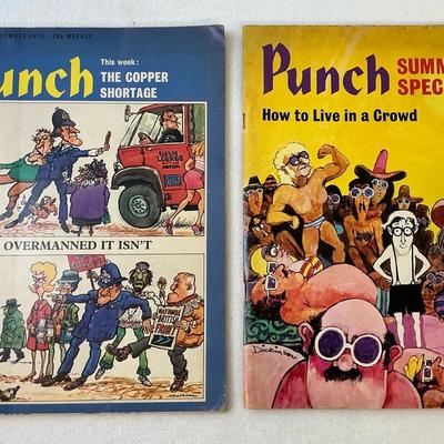 Punch Magazine Collection, 1974 Issues (2pcs)