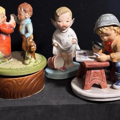 Sale Photo Thumbnail #13: Goebel “Stamp Collector (1978),” Schafford Angel, Sanks Music Box