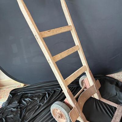 Sale Photo Thumbnail #40: Antique American Industrial Hand Truck