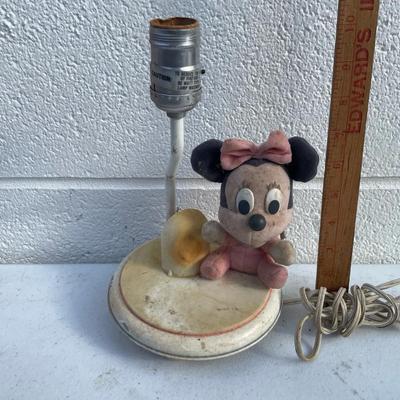 Vintage Disney Minnie Mouse Children’s Lamp
