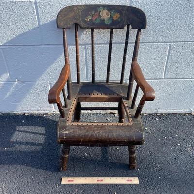 Child Sized Small Antique Chair