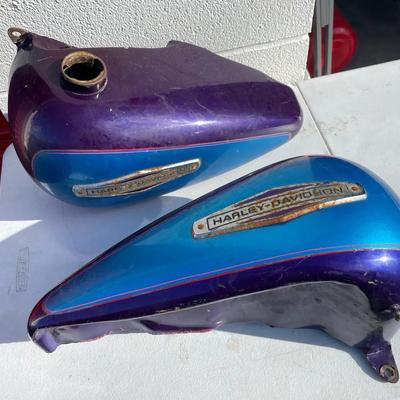 Pair Of Harley Davidson Fuel Tanks