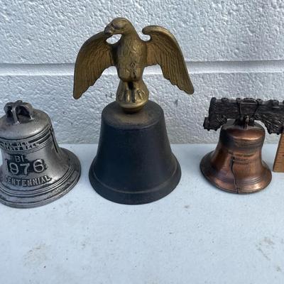 Lot Of Three Vintage Liberty Bells